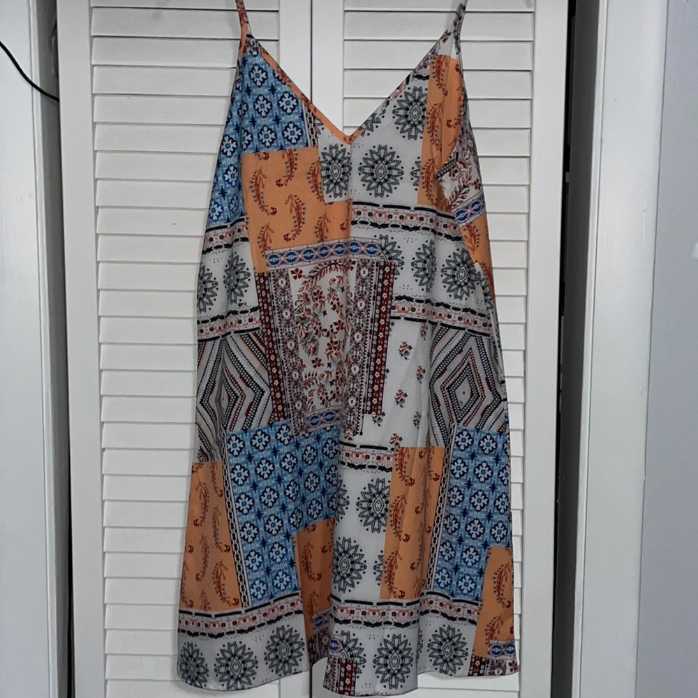 Colorful, patchwork dress from Shein. Size small.